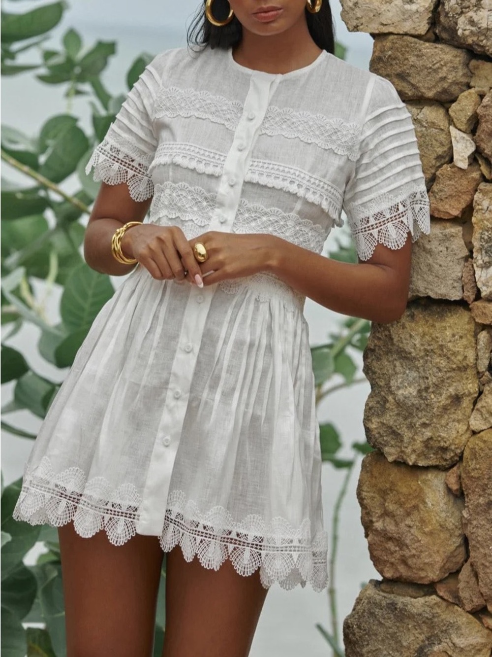 VIOLETTA DRESS IN WHITE